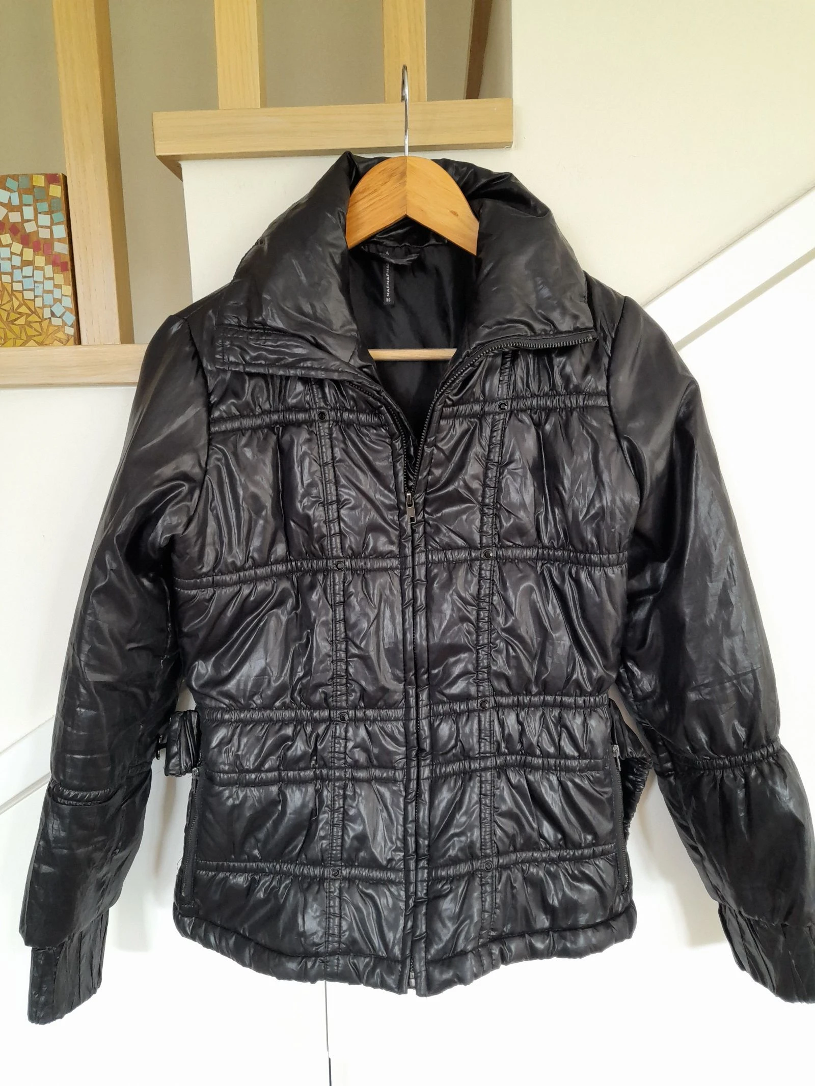 Chaqueta Acolchada NAFNAF Negra S 🖤 – photo 4